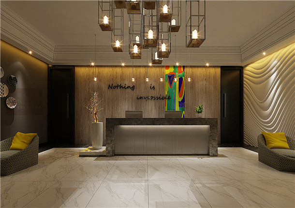 石嘴山西夏文化宫酒店装修设计|艺术与线条的完美结合。