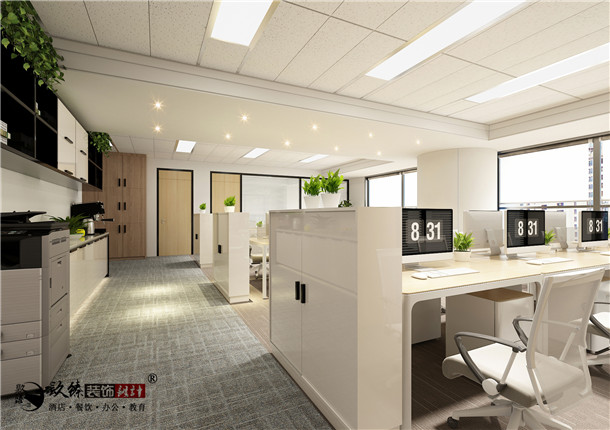 石嘴山蒲惠办公室设计|构建一个心阅自然的室内形态空间