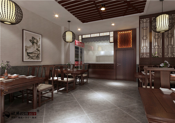 石嘴山丰府餐厅设计|整体风格的掌握上继承我们中式文化的审美观